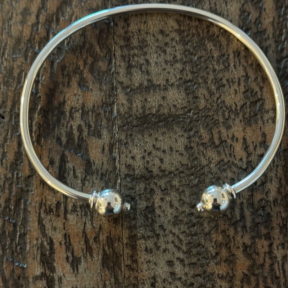 EDEN HAND ARTS STERLING SILVER DOUBLE BALL BRACELET